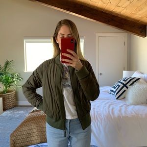 Silence and Noise bomber jacket